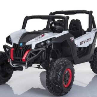 Buggy XMM-24V BLANCO, 2X MOTORES DE 24V, 2 PLAZAS, NIÑOS 1 A 6 AÑOS - INDA673-AT